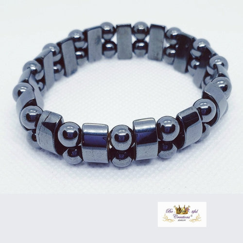 Magnetic Synthetic Hematite Bracelet.