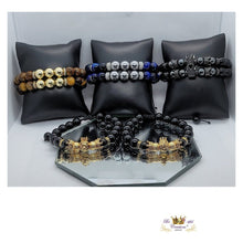 Load image into Gallery viewer, Stunning Handmade, Adjustable Natural Stone Luxury Bracelets
